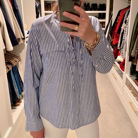 J. Crew Tops - J. Crew Cotton & Linen Top